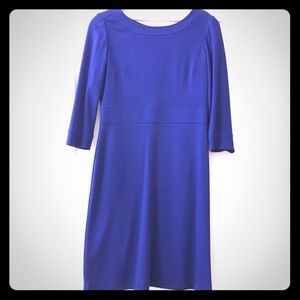 Tahari royal blue dress